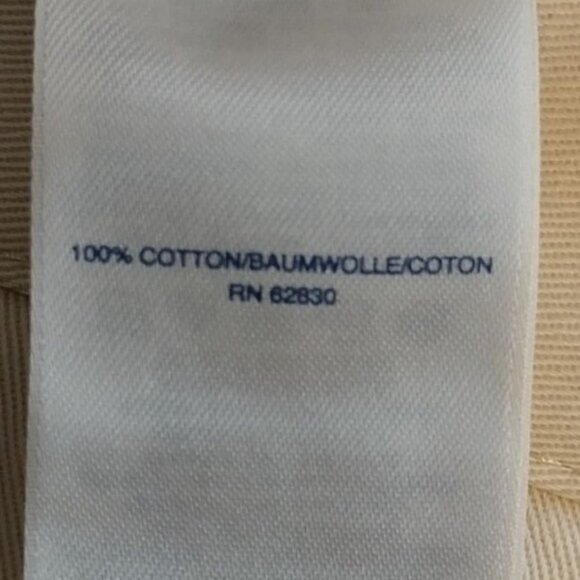 Lands' End Pants Women's Cream/Off White Denim Chino Khaki Size XL - Picture 4 of 8